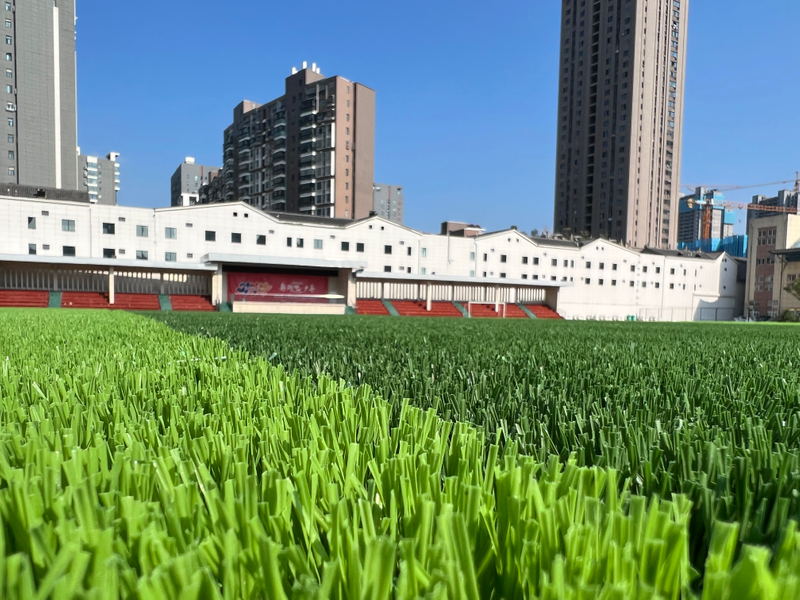 Césped deportivo artificial ambiental en forma de S para baloncesto