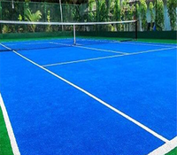 Césped artificial multifuncional estándar internacional para cancha de tenis