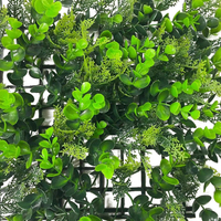 La planta vertical artificial impermeable de la pared del jardín artesona el paisaje del seto del boj para el jardín