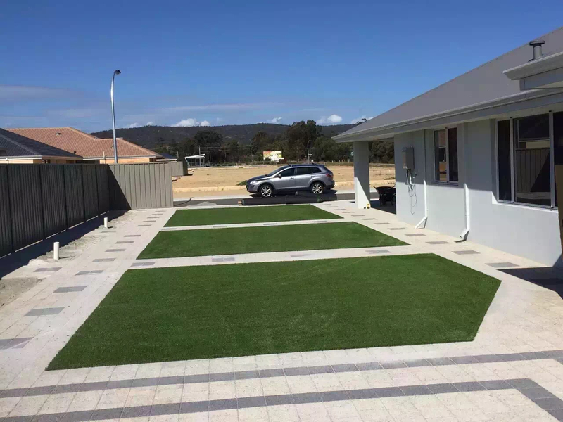 Cemente la hierba artificial al aire libre de la prenda impermeable baja para el área residencial