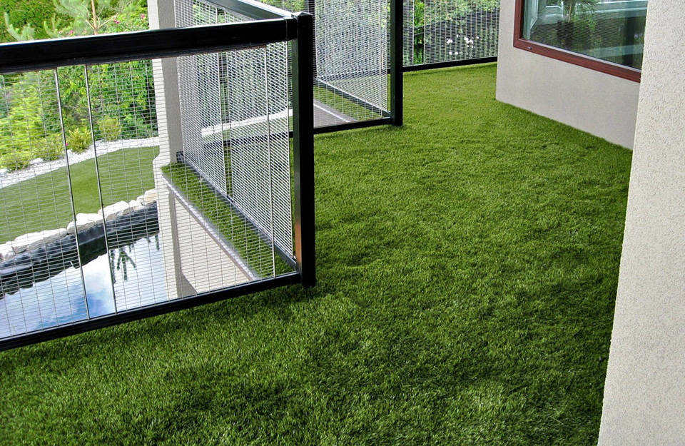 Tender Green PE + PP Native Landscape para Grass Playground 